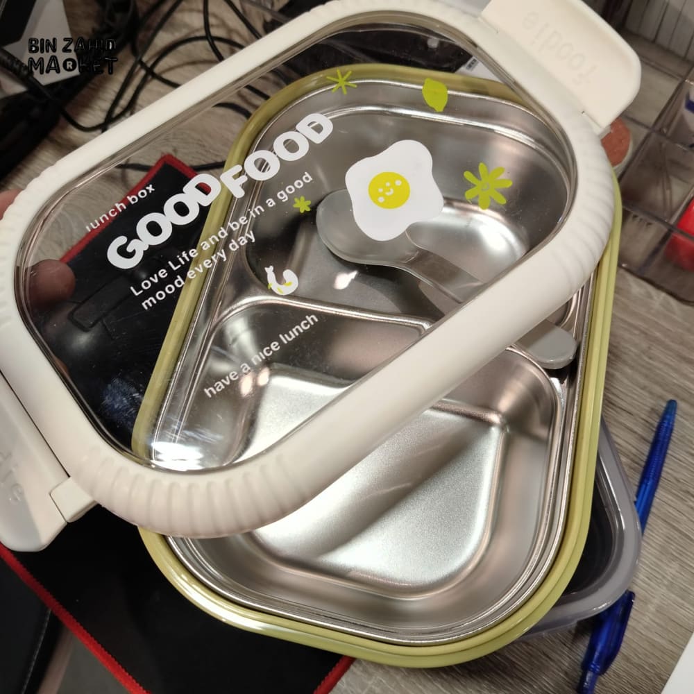 COMPARTMENT STAINLESS STEEL LUNCH BOX - Lunch Boxes