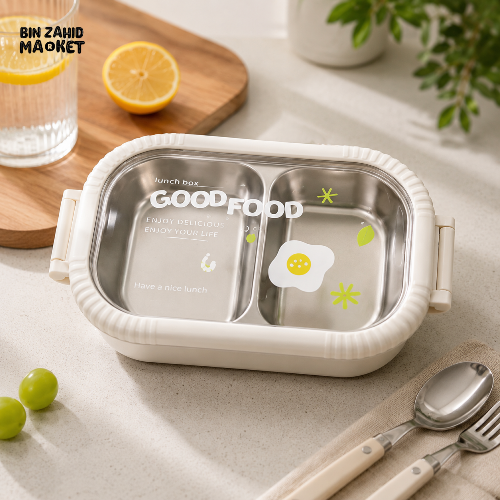 COMPARTMENT STAINLESS STEEL LUNCH BOX - Lunch Boxes