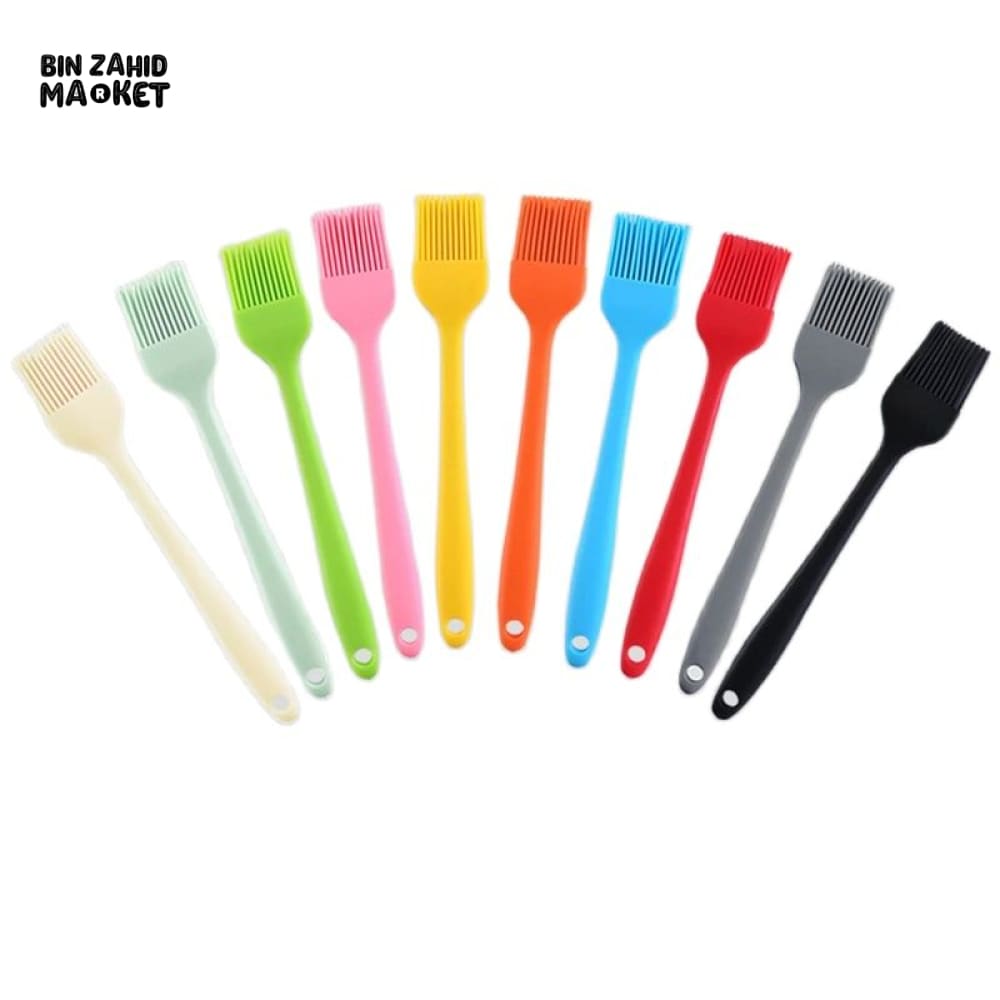 COOKING & GRILLING OIL BRUSH – HIGH-TEMP FOOD-SAFE SILICONE PASTRY BRUSH