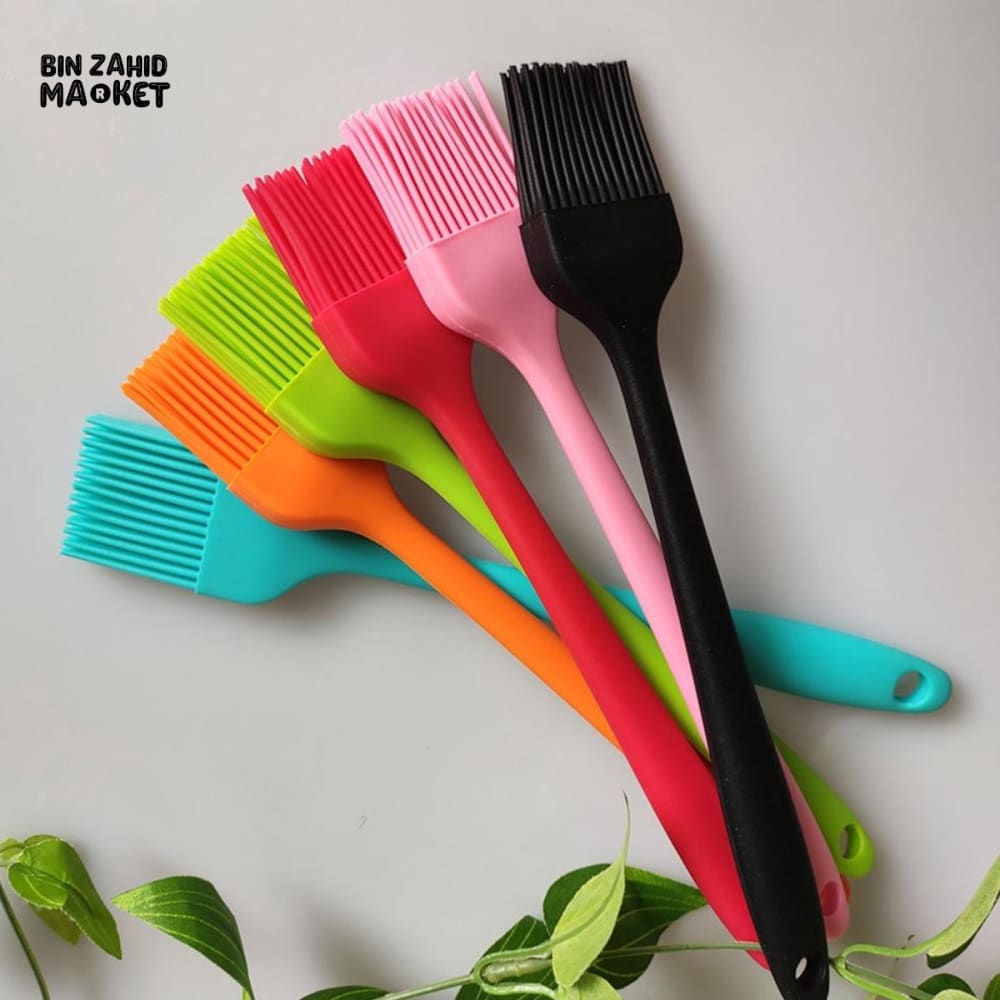 COOKING & GRILLING OIL BRUSH – HIGH-TEMP FOOD-SAFE SILICONE PASTRY BRUSH