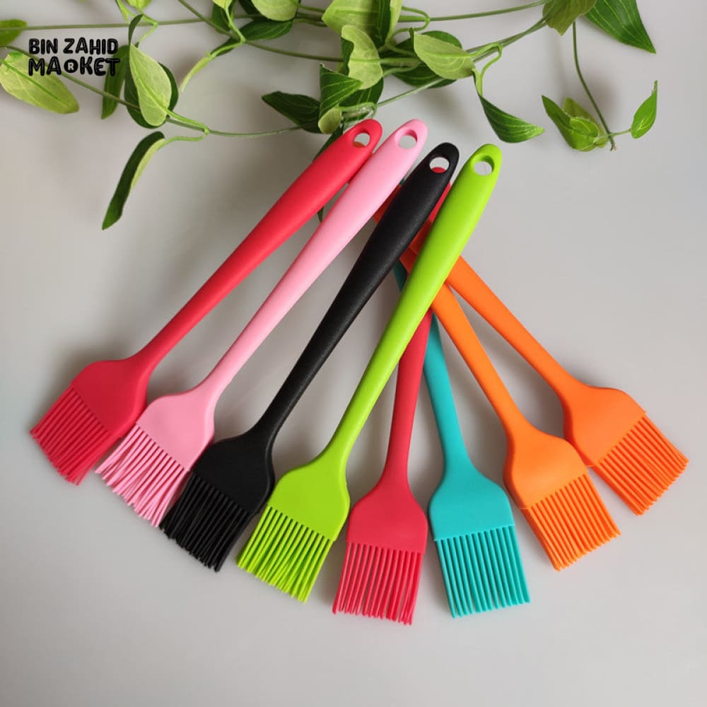 COOKING & GRILLING OIL BRUSH – HIGH-TEMP FOOD-SAFE SILICONE PASTRY BRUSH