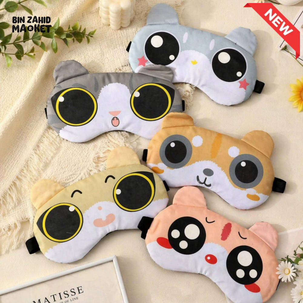 COOLING SLEEP MASK WITH ICE GEL – LIGHT BLOCKING EYE COVER