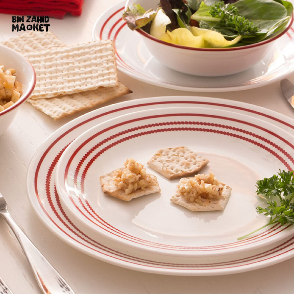 CORELLE LIVINGWARE 16PIECE DINNER SET - RUBY RED