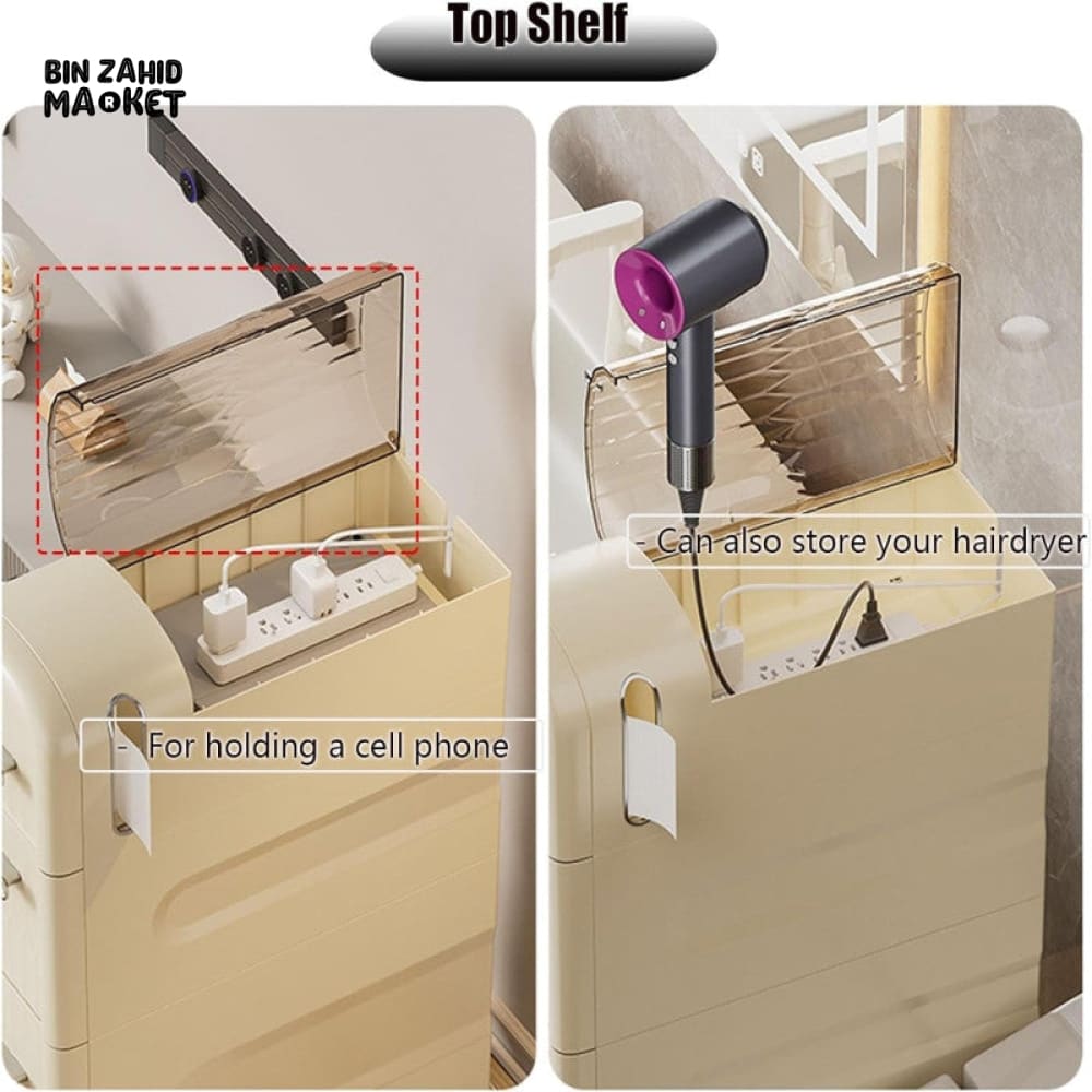 CORNER STORAGE CABINET CART