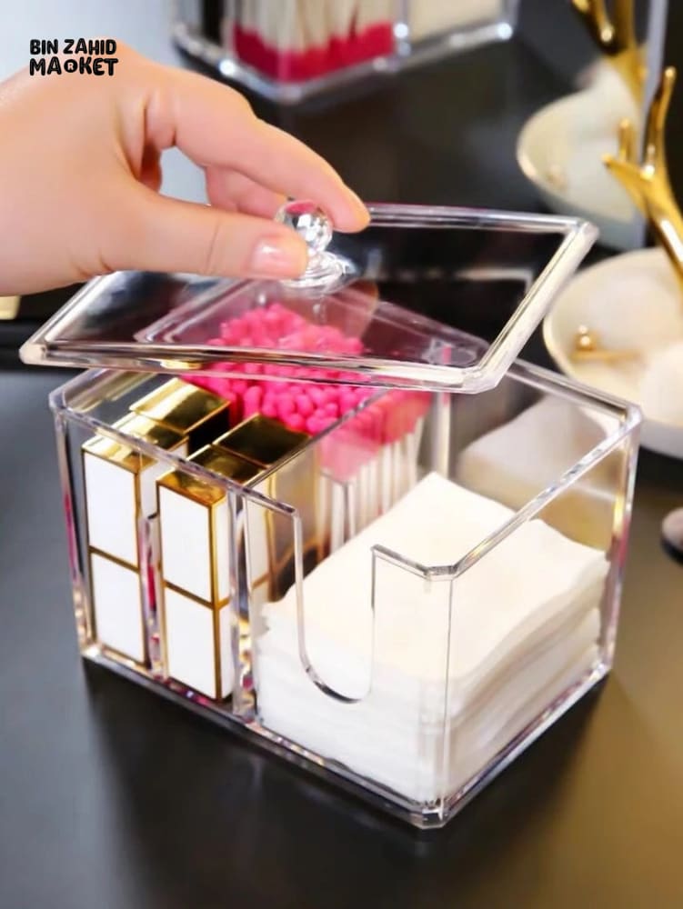 COSMETIC & COTTON SWAB HOLDER