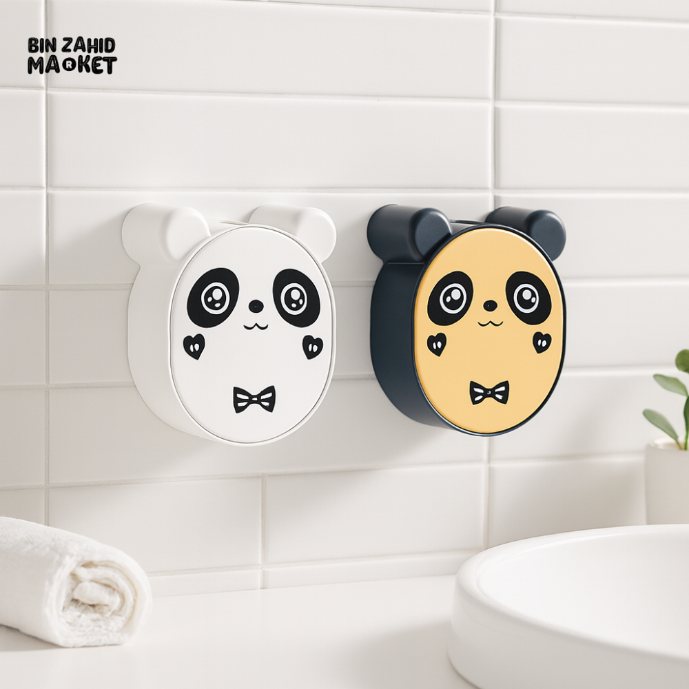 COVERED SOAP DISH – PUNCH-FREE WALL MOUNT FOR BATHROOM