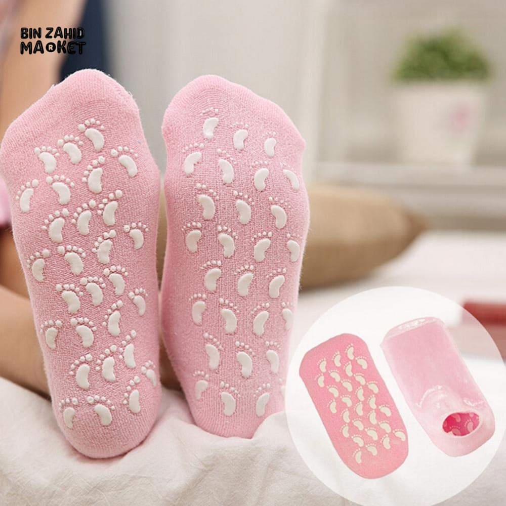 CRACK HEALS SILICONE MOISTURIZING GEL SOCKS