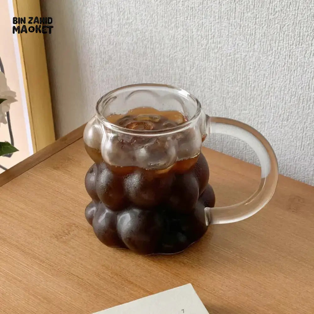 Creative Bubble-Shaped Glass Cup