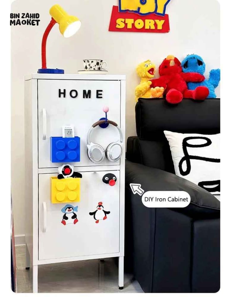 CREATIVE BUILDING BLOCK MAGNETIC STORAGE BOX SET 1 PIECE