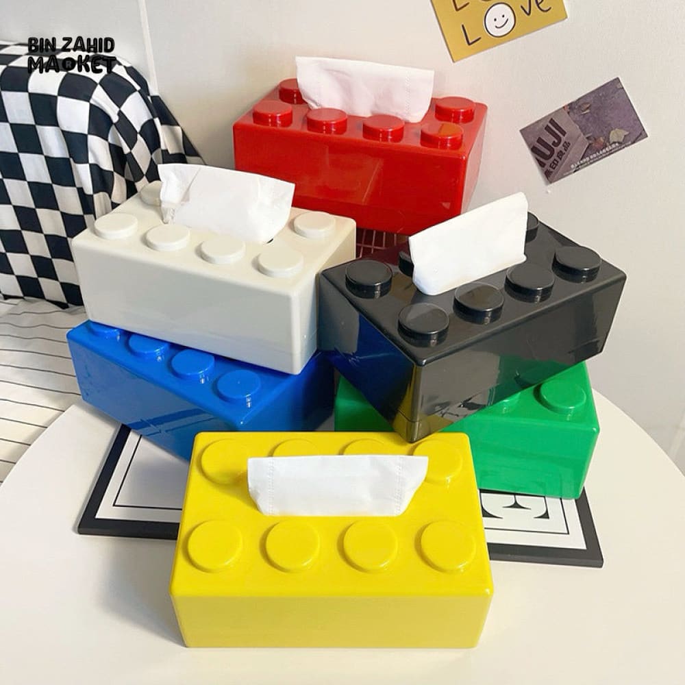CREATIVE BUILDING BLOCK TISSUE BOX