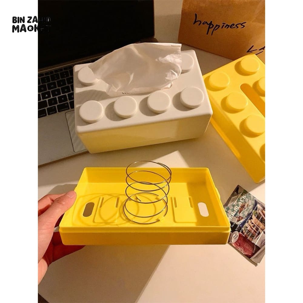 CREATIVE BUILDING BLOCK TISSUE BOX