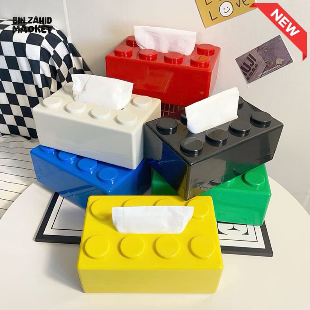 CREATIVE BUILDING BLOCK TISSUE BOX