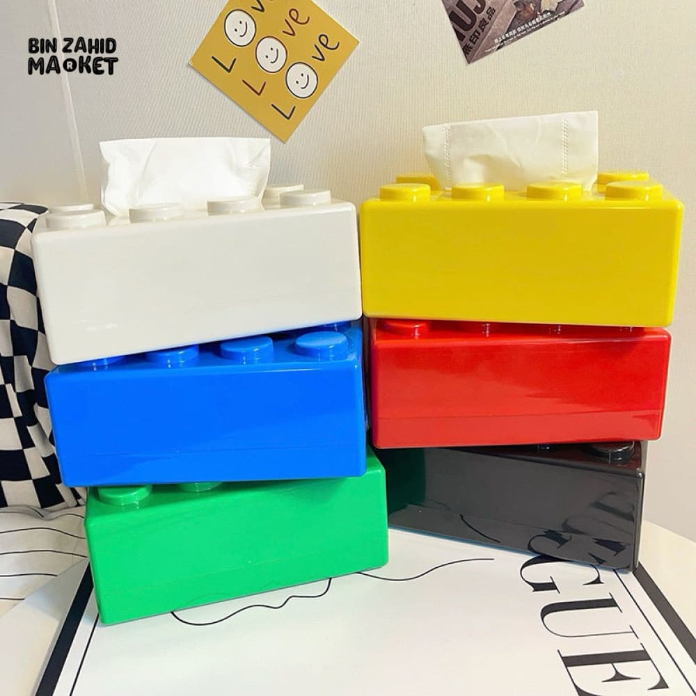 CREATIVE BUILDING BLOCK TISSUE BOX