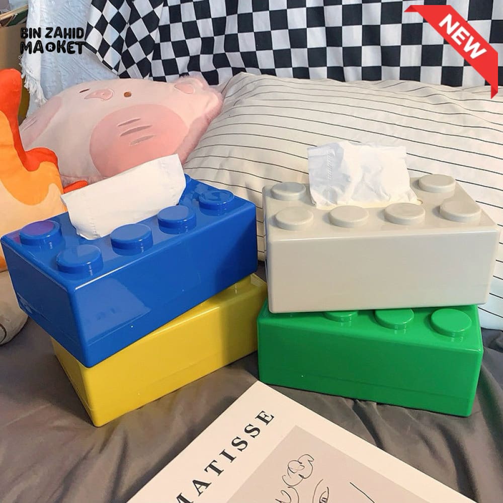 CREATIVE BUILDING BLOCK TISSUE BOX