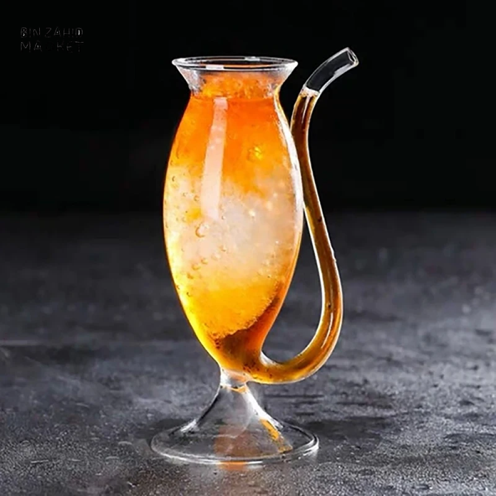 CREATIVE STRAW CUP HEAT-RESISTANT DRINKWARE FOR MILK JUICE & COLD BEVERAGES