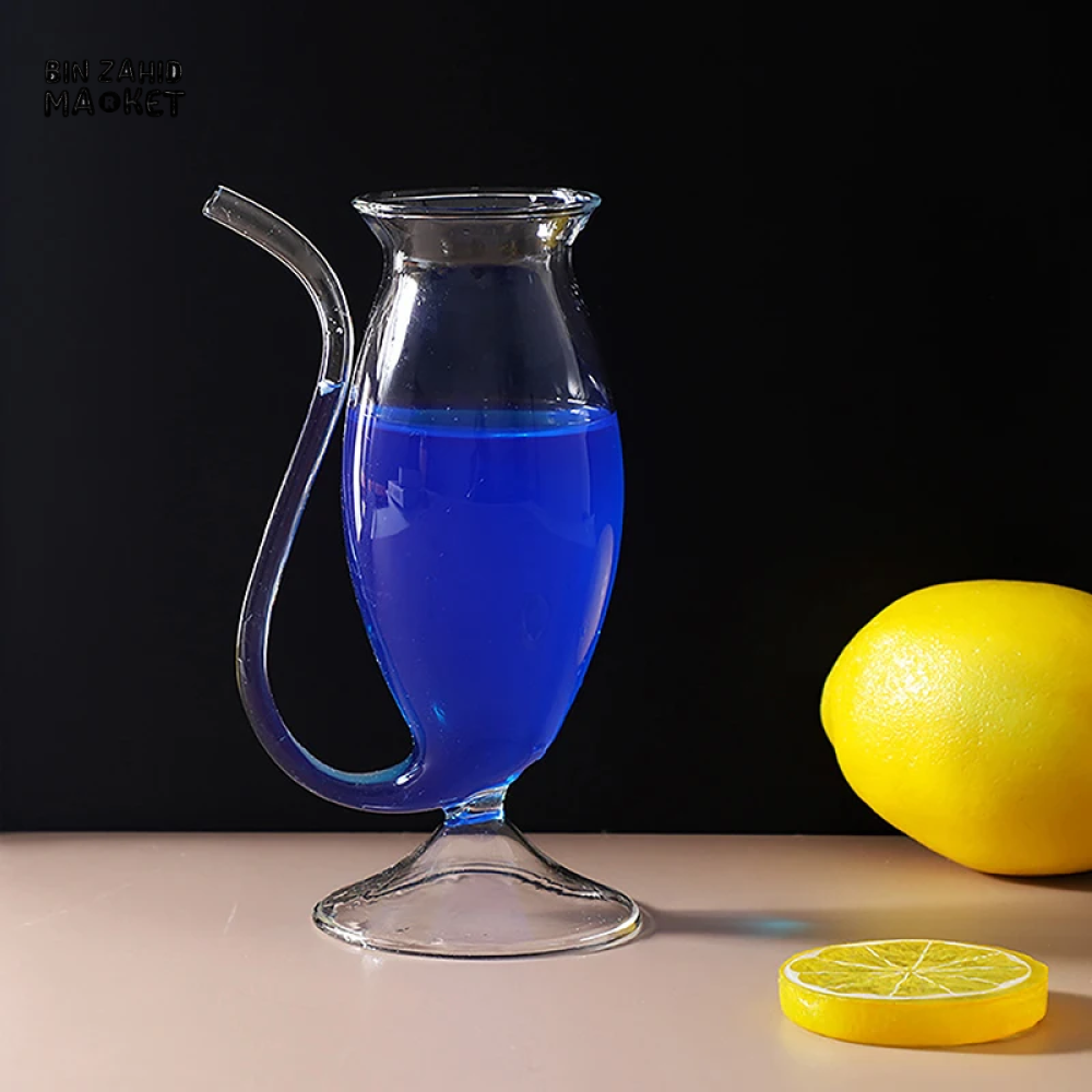 CREATIVE STRAW CUP HEAT-RESISTANT DRINKWARE FOR MILK JUICE & COLD BEVERAGES