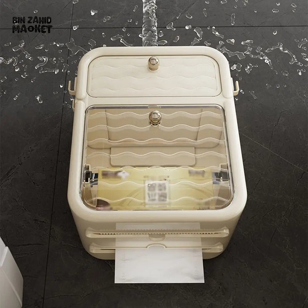 CREATIVE WALL-MOUNTED PAPER TOWEL HOLDER STURDY PLASTIC NAPKIN DISPENSER FOR KITCHEN & BATHROOM