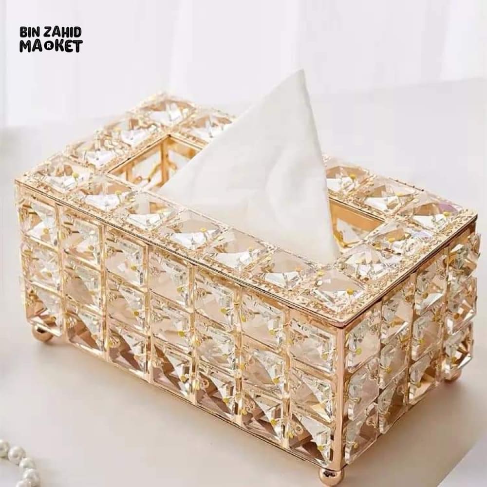 CRYSTAL TISSUE BOX