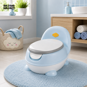 CUTE BABY POTTY TRAINING TOILET SEAT - LIGHT BLUE