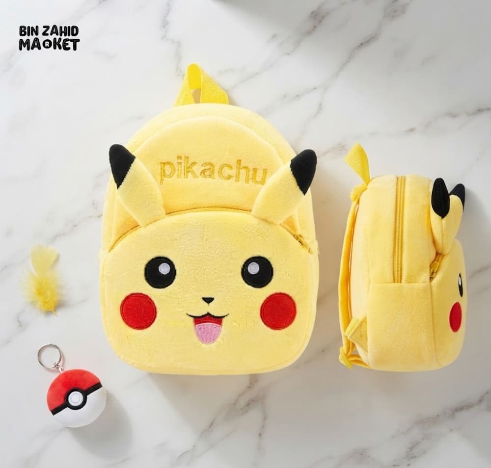 Shipping Cartoon Characters Cute Cartoon Character Plush Kids Backpack – Bin Zahid Market