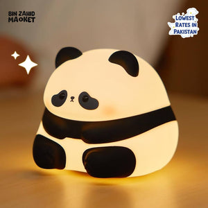 CUTE SILICONE LED NIGHT LIGHT USB RECHARGEABLE TOUCH CONTROL - SITTING PANDA