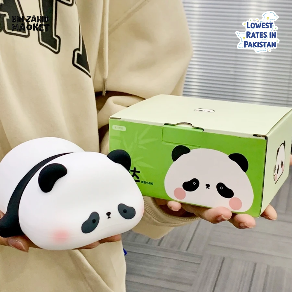 CUTE SILICONE LED NIGHT LIGHT USB RECHARGEABLE TOUCH CONTROL - PANDA