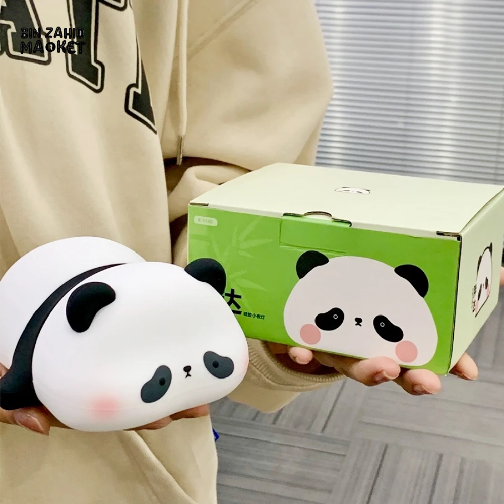 CUTE SILICONE LED NIGHT LIGHT USB RECHARGEABLE TOUCH CONTROL - PANDA