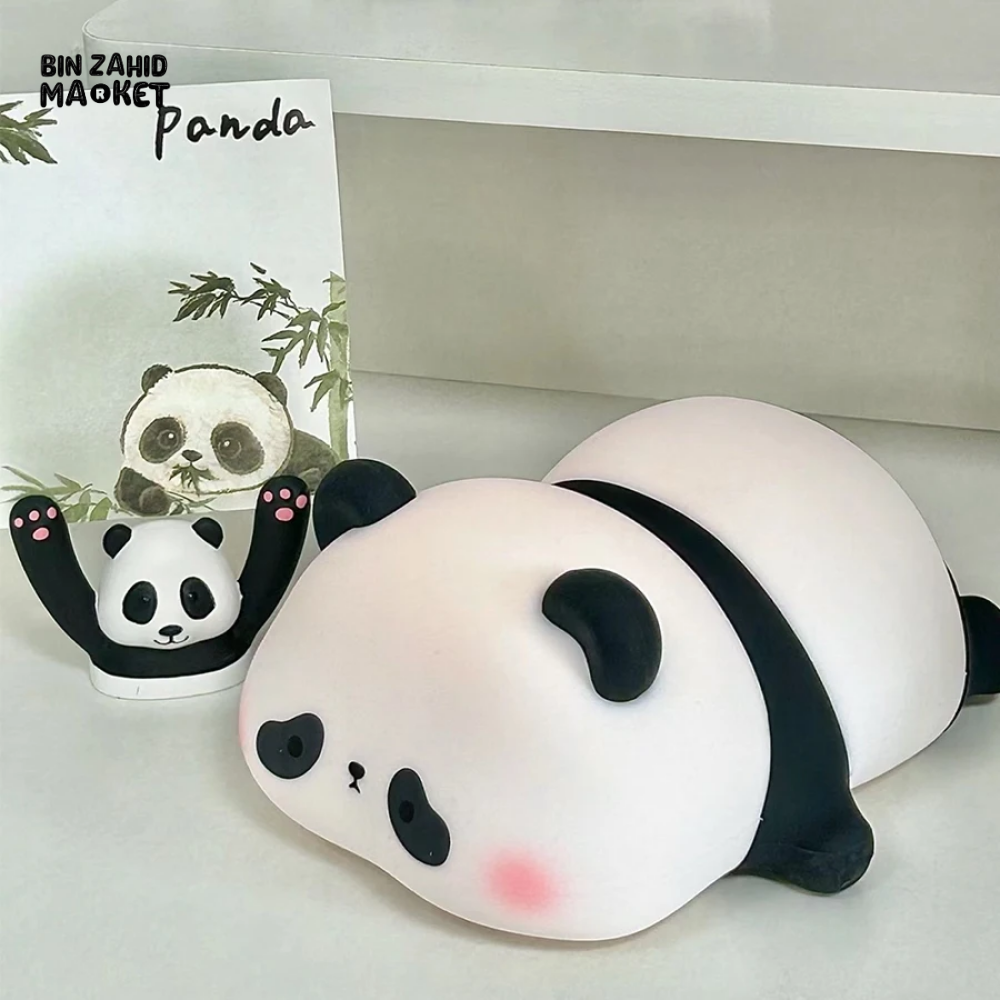 CUTE SILICONE LED NIGHT LIGHT USB RECHARGEABLE TOUCH CONTROL - PANDA