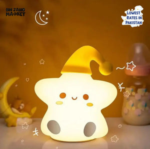 CUTE SILICONE LED NIGHT LIGHT USB RECHARGEABLE TOUCH CONTROL - PAT