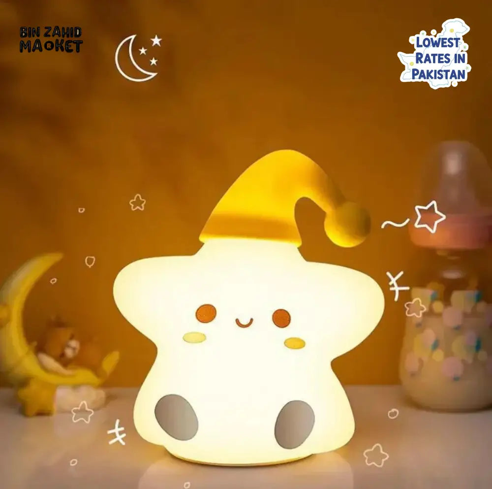 CUTE SILICONE LED NIGHT LIGHT USB RECHARGEABLE TOUCH CONTROL - PAT