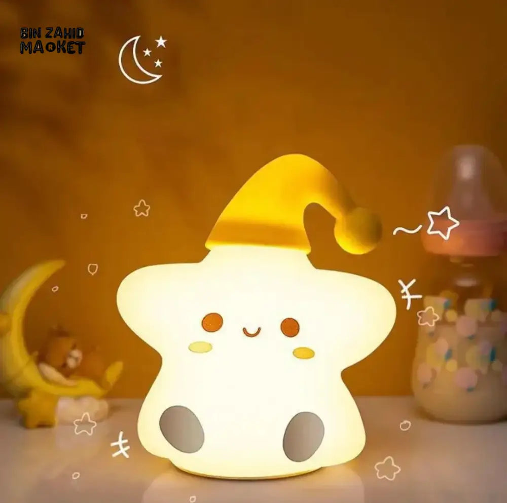 CUTE SILICONE LED NIGHT LIGHT USB RECHARGEABLE TOUCH CONTROL - PAT