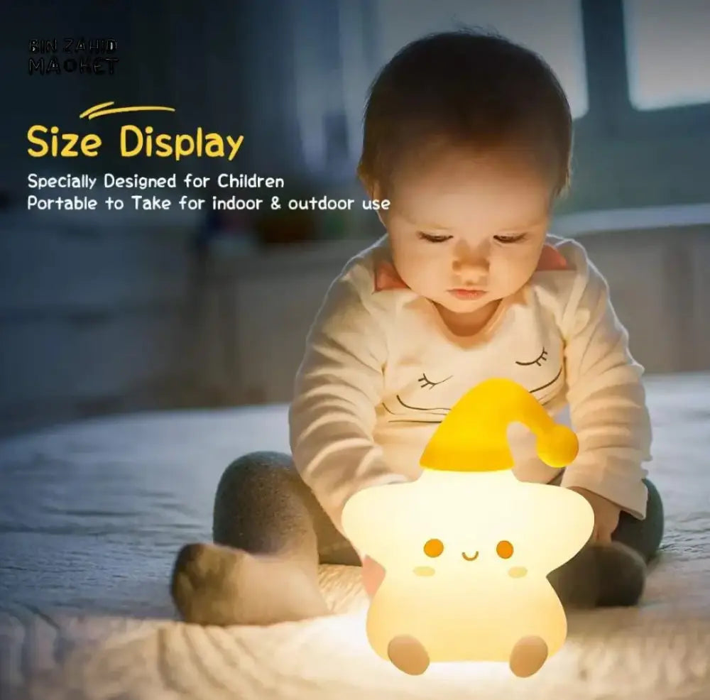 CUTE SILICONE LED NIGHT LIGHT USB RECHARGEABLE TOUCH CONTROL - PAT