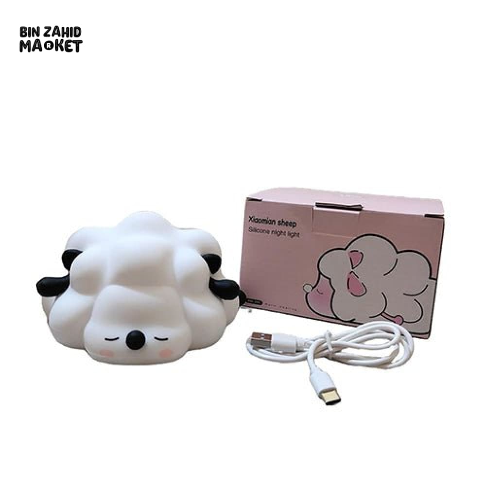 Sheep Silicone Night Light – Multicolour Bedside Lamp for Kids