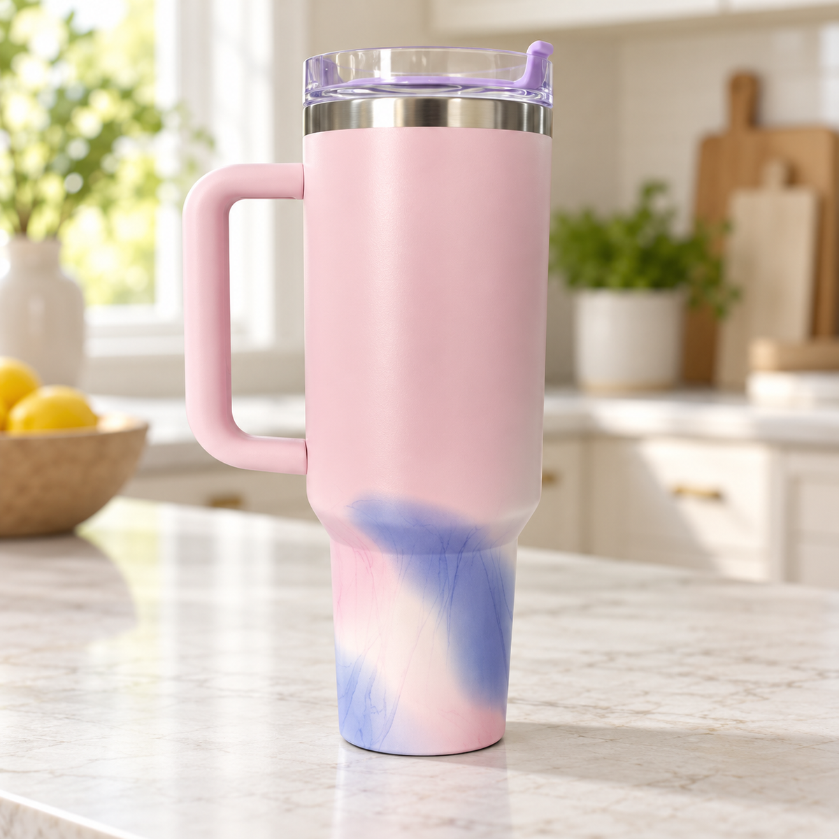 Pastel Handle Tumbler