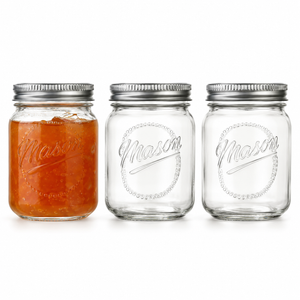 Danny Home 6 Piece  Mason Storage Jars - 480 ml