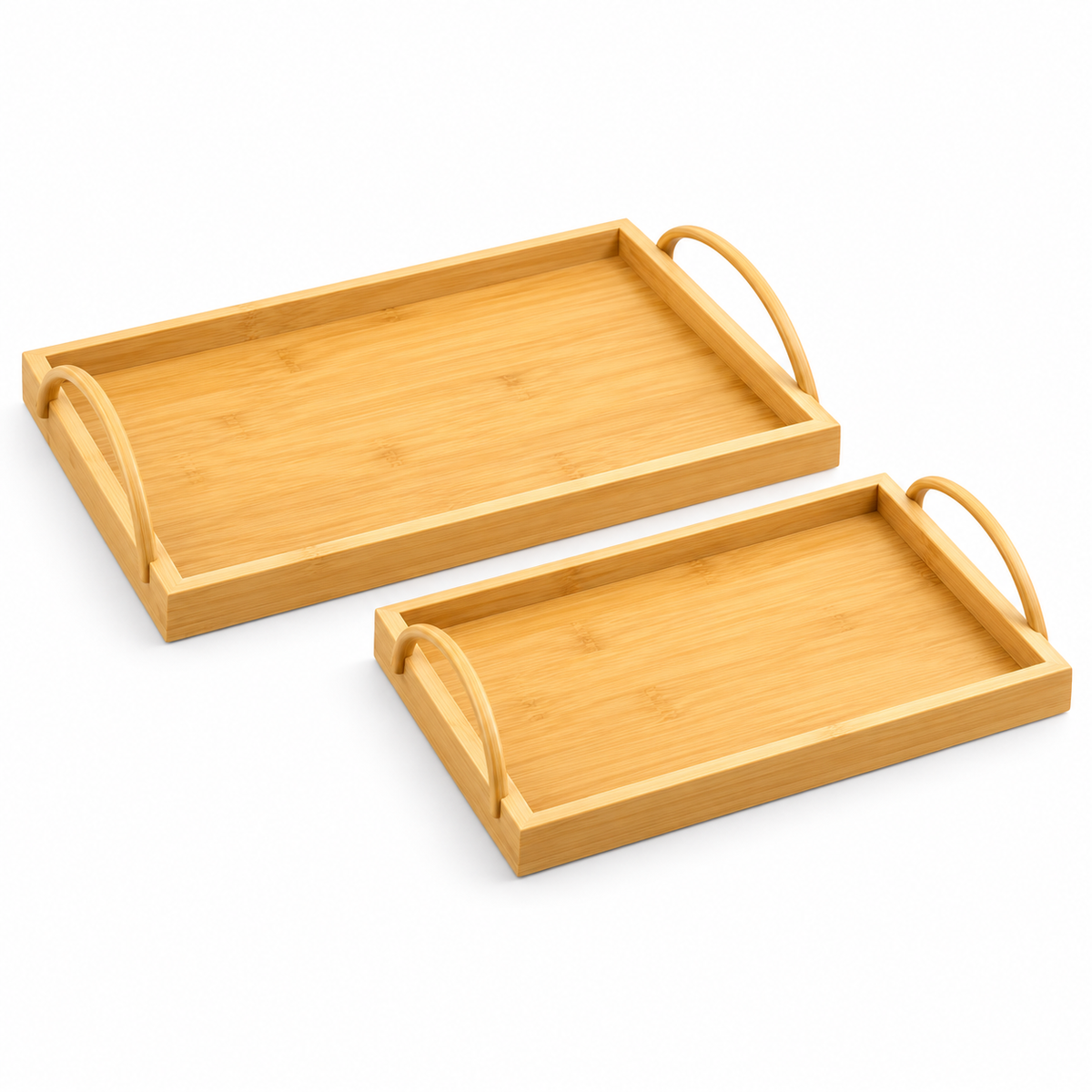 Danny Home Two-Piece Serving Tray Set - 34.5+37.8cm