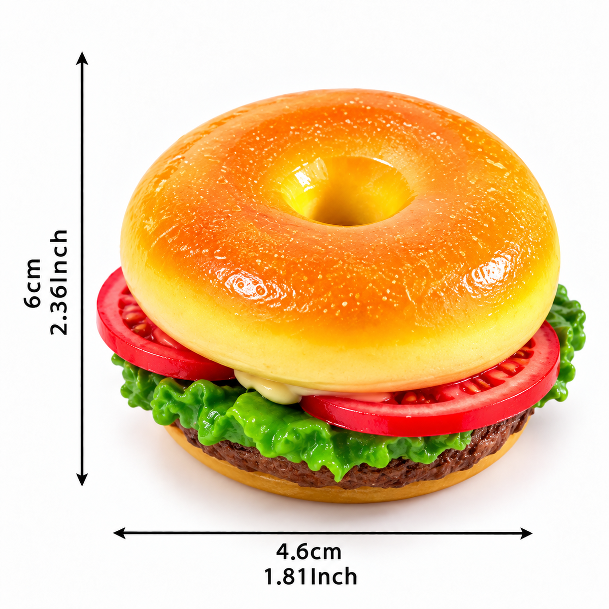 Decorative Artificial Mini Burger  - 1 Piece
