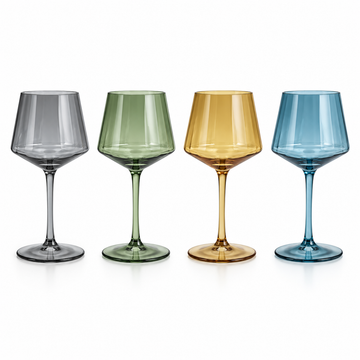 Danny Home 4 Piece Coloured Goblet Set - 450 ml