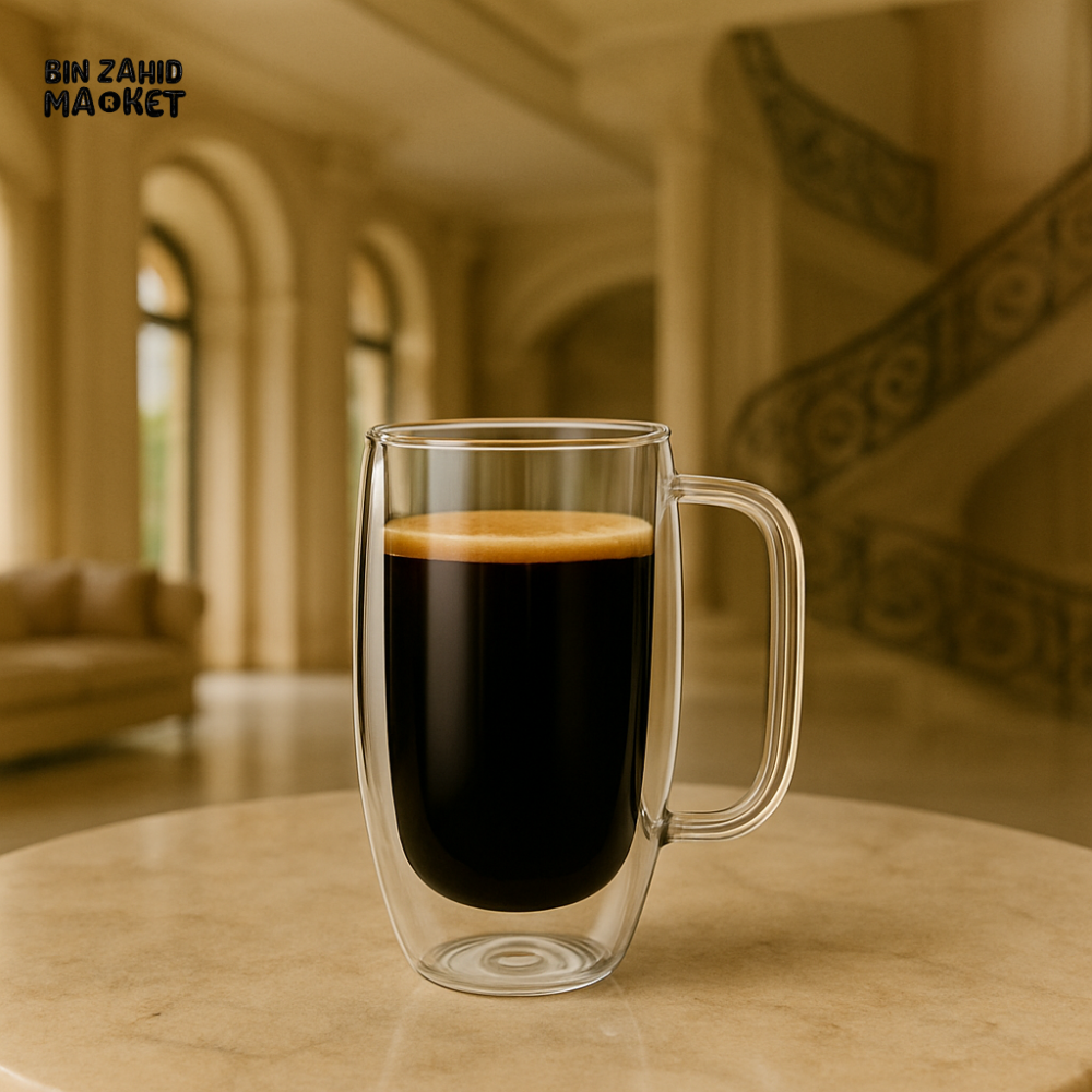 DANNY HOME 2 PIECE DOUBLE WALL GLASS MUG 200 ML DW01 06