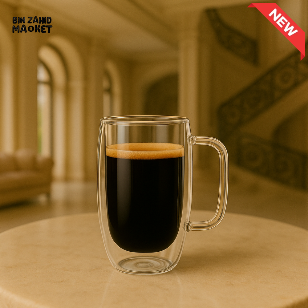 DANNY HOME 2 PIECE DOUBLE WALL GLASS MUG 300 ML DW01 07