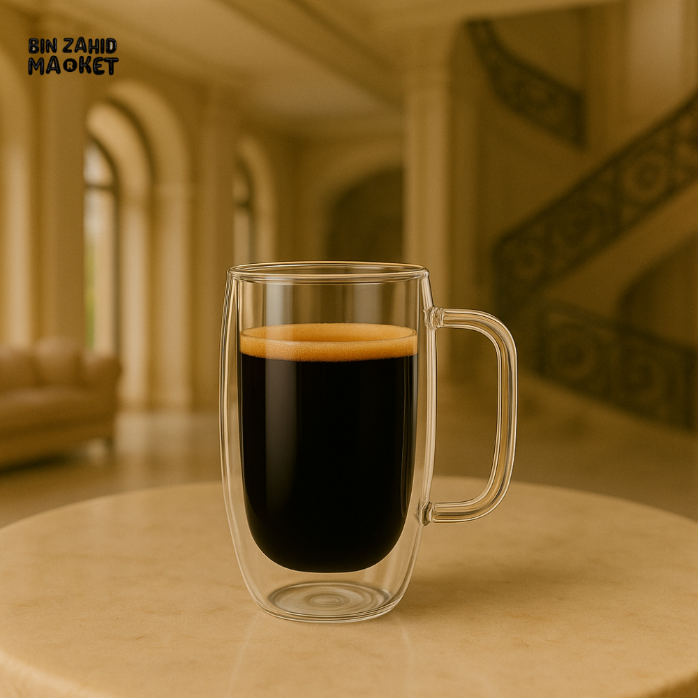 DANNY HOME 2 PIECE DOUBLE WALL GLASS MUG 300 ML DW01 07
