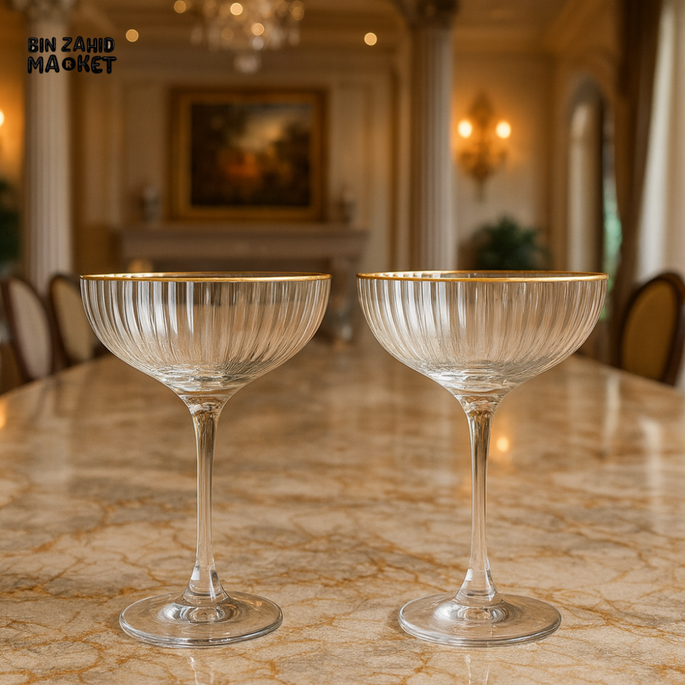DANNY HOME 2 PIECE GLASS SET 100ML – ELEGANT WATER & JUICE KY 003