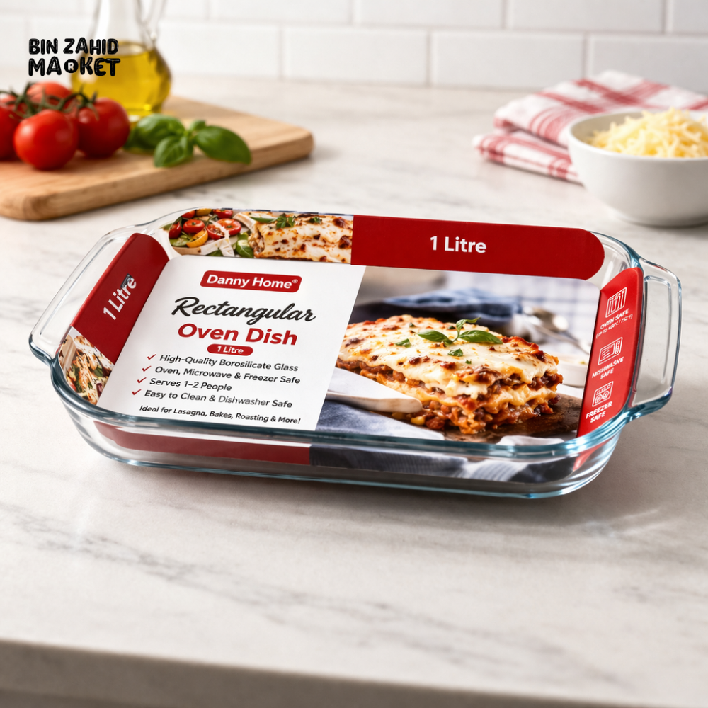 DANNY HOME 3 LITRE GLASS BAKING DISH -KP006