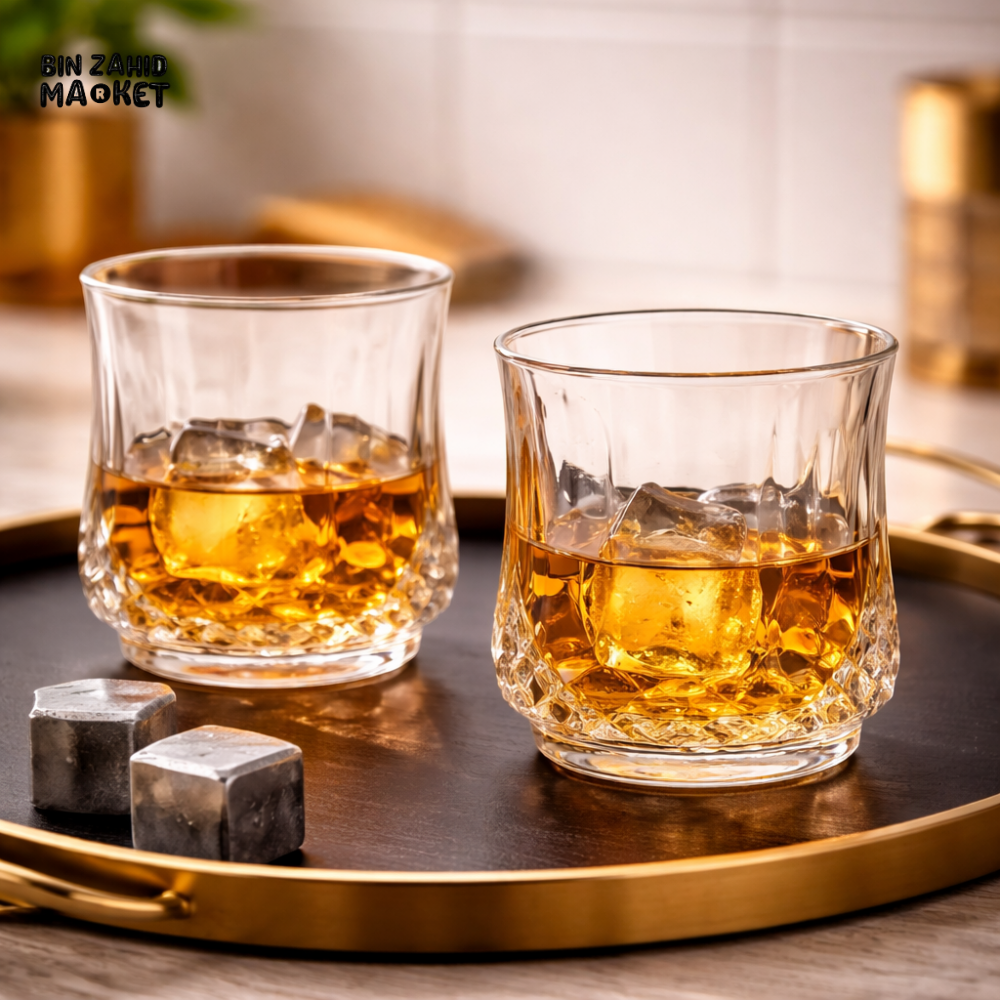 DANNY HOME 300ML 6 PIECE CRYSTAL GLASSES SET -1988-31