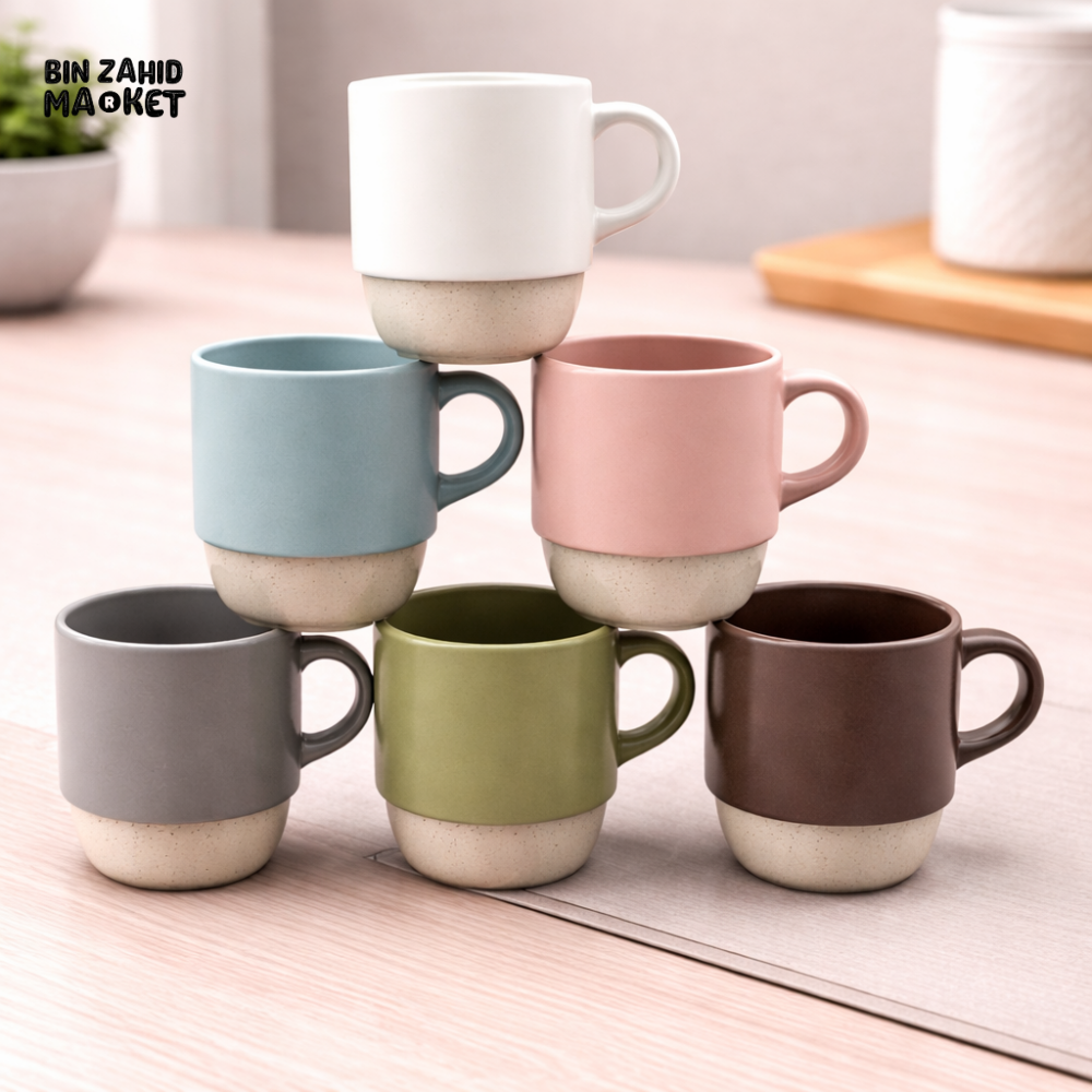 DANNY HOME 300ML MINIMALIST MULTICOLOR COFFEE & TEA CUPS - Mugs