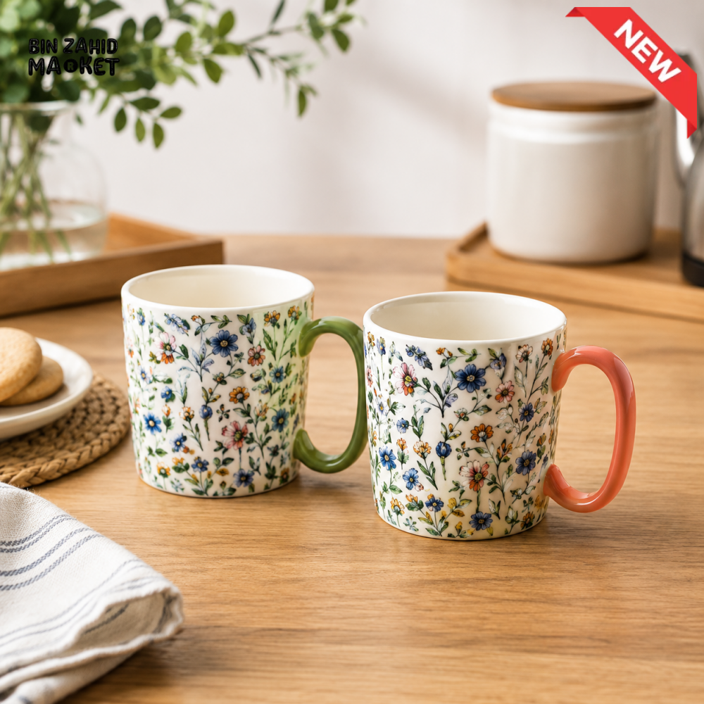 DANNY HOME 310ML 2 PCS PORCELAIN MUG GIFT SET – BZ01-48-2