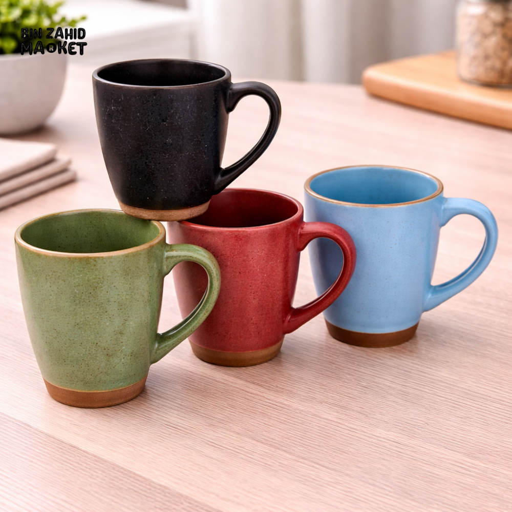 DANNY HOME 320ML CERAMIC MUG – MULTICOLOR MATTE COFFEE & TEA CUPS WITH PREMIUM FINISH FOR HOME & OFFICE USE -STB29-2