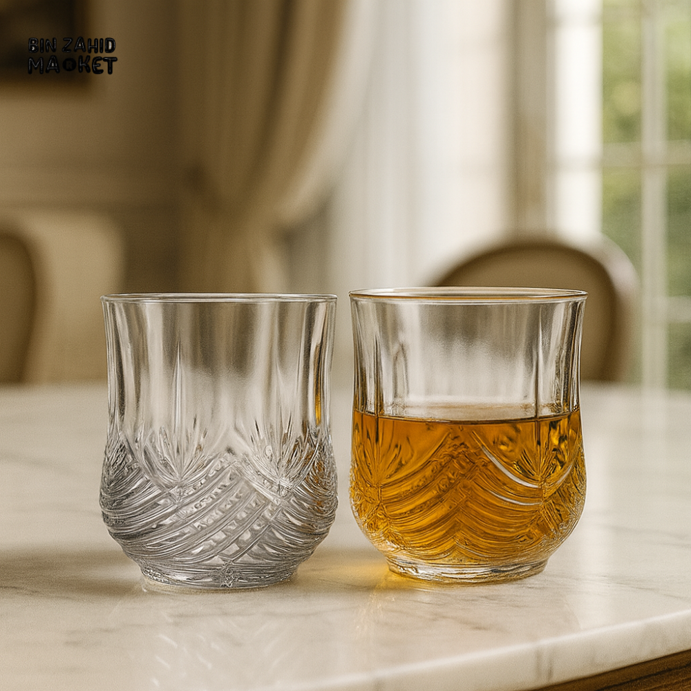 DANNY HOME 6 PIECE GLASS SET 210ML – ELEGANT WATER & JUICE 1988 62