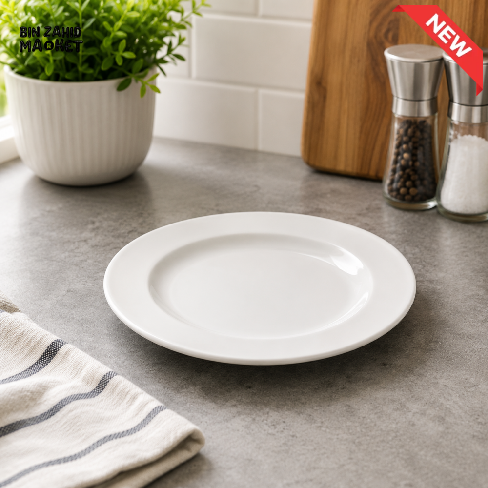 DANNY HOME 8 INCH OPAL GLASS DINNER PLATE – BW20-29