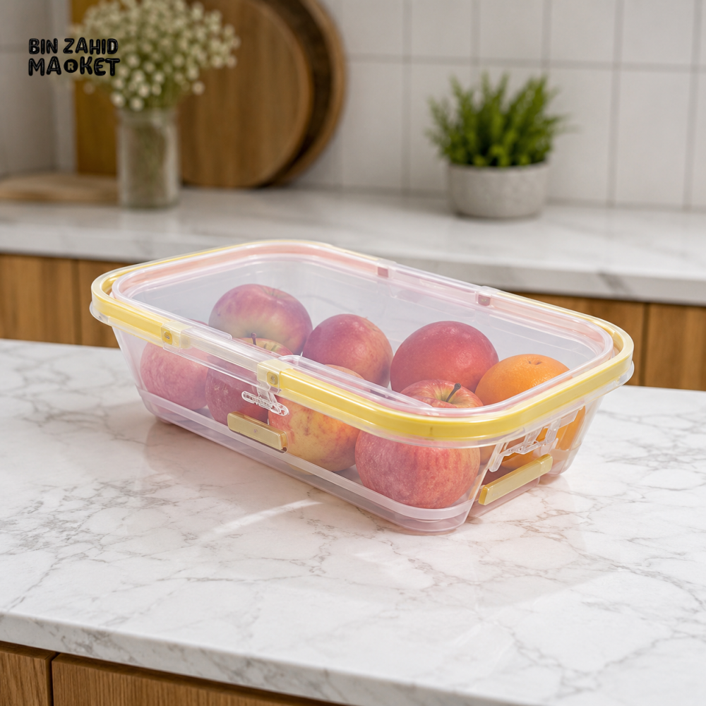 DANNY HOME AIRTIGHT RECTANGULAR CLIP LOCK FOOD STORAGE CONTAINER - ZYB282